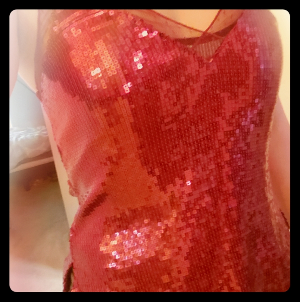 Free people red tank top